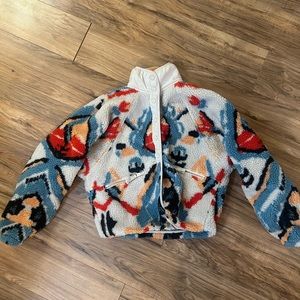 FP Movement by Free People Multicolor Patterned Puffer Jacket